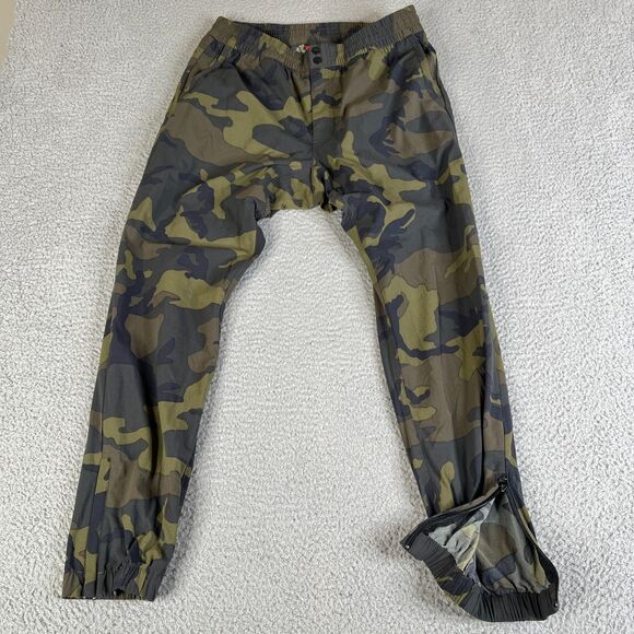 Nike Camo Jogger Pants Mens XL Green Sweatpants Stretch 31x28 Outdoor 716428-301 - Picture 1 of 15